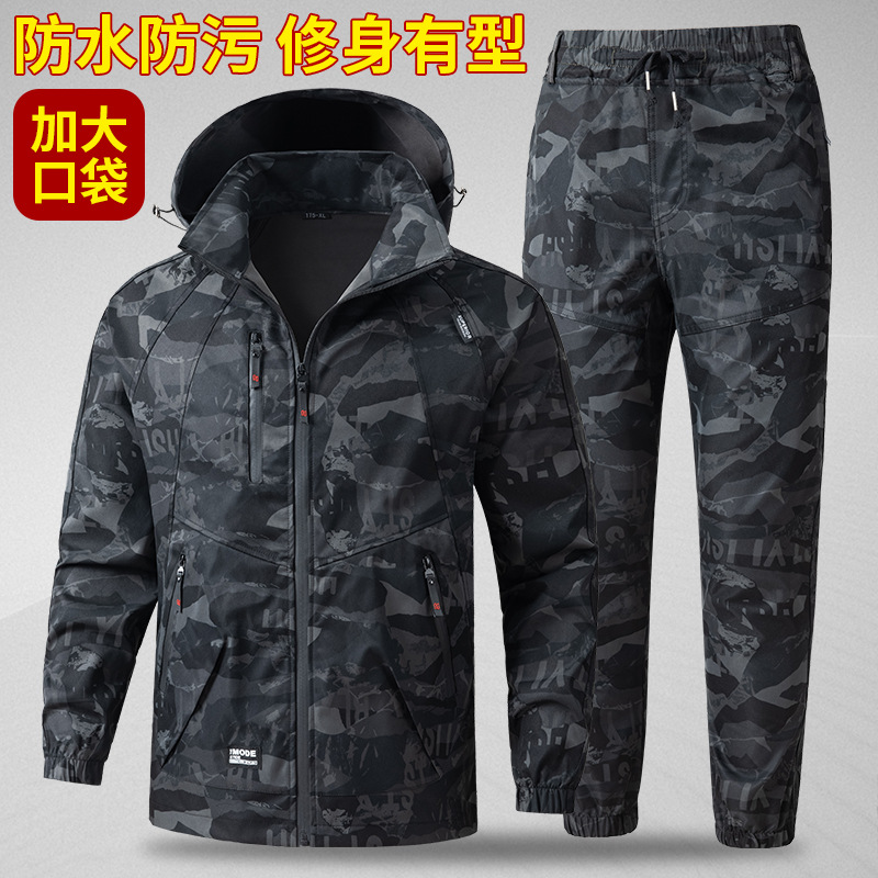 Terno masculino uniforme de tr - Auto Repair Shop Uniforms avaliação e preço